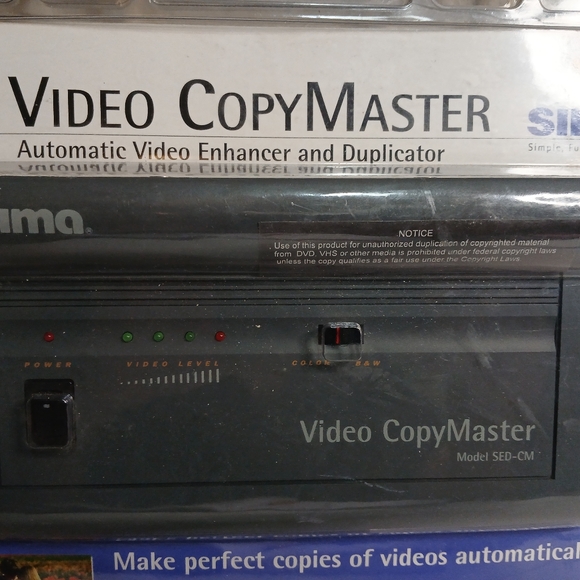 Sima video copy master automatic video enhancer &duplicator (new in pkg) - Picture 2 of 4